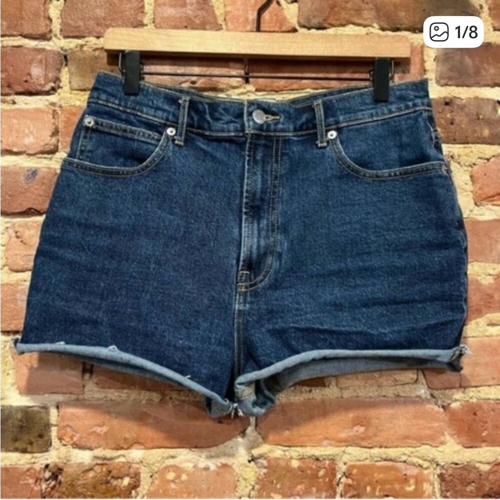 Everlane The Way-High Denim Short Size 29 Organic Cotton Blend